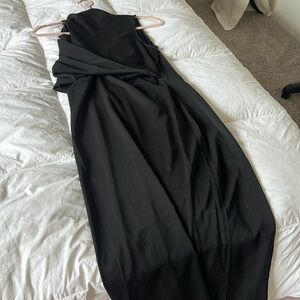 Black evening dress